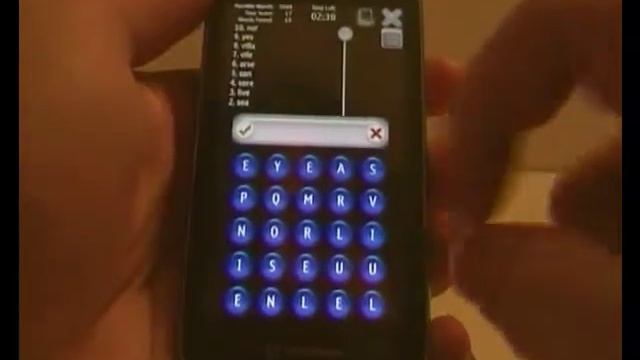 Scramble is a finger friendly Windows mobile word puzzle Boggle game смотреть онлайн