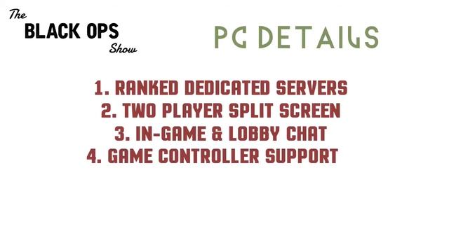 PC Details (Dedicated Servers, Split Screen, 4K & More! | Black Ops 3 [TBOS Episode 9] смотреть онлайн