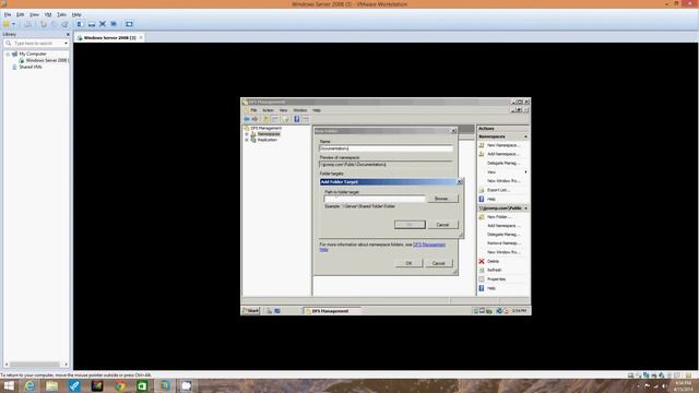 Activity 5 11 Adding a Folder and Folder Target in DFS смотреть онлайн