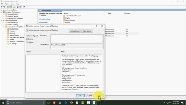How to hide Control Panel and Windows settings in Windows 10 смотреть онлайн