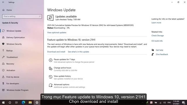 Hướng dẫn tải Windows 10 21H1 chính thức từ microsoft, bản mới nhất смотреть онлайн