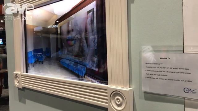 CEDIA 2017: Clear View Exhibits Window TV смотреть онлайн