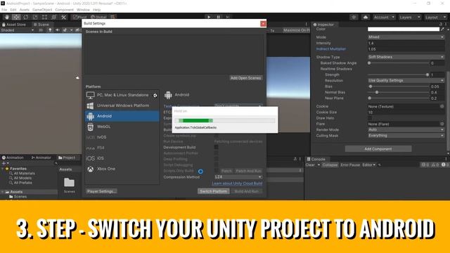 How To Build Unity Project For ANDROID - Unity 2020 Tutorial смотреть онлайн