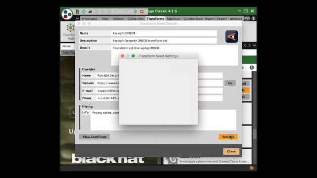 Installing your DNSDB API Key In Maltego смотреть онлайн