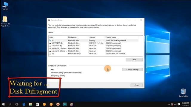 How to Disk Defragment or Optimize in Windows 10 смотреть онлайн