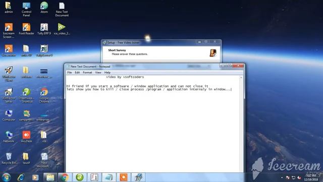 Kill / Close Hanged Software / process in window pc . Find Pid (Process id) смотреть онлайн