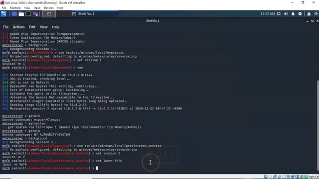 Creating a Persistent Backdoor Using Service Persistence смотреть онлайн