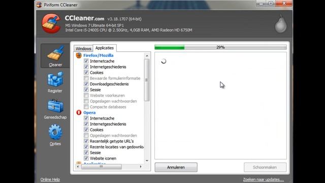 CCleaner 3.18.1707 смотреть онлайн