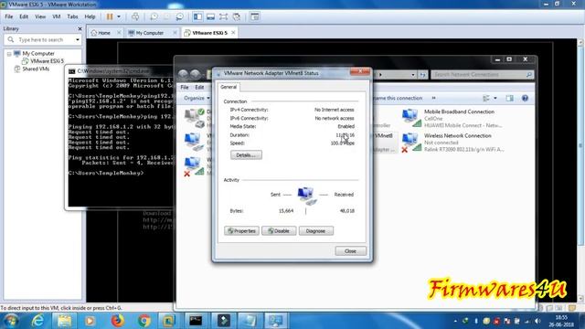 Unable to ping virtual machine in vmware workstation | Virtual machine unreachable смотреть онлайн