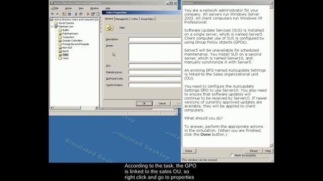 WINDOWS SERVER 2003 SIMULATION смотреть онлайн
