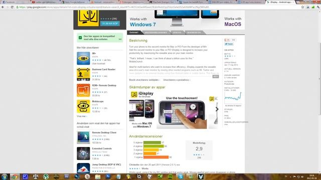 iDisplay Let's You Use Your Tablet As A Extra Screen! iOS & Android! смотреть онлайн