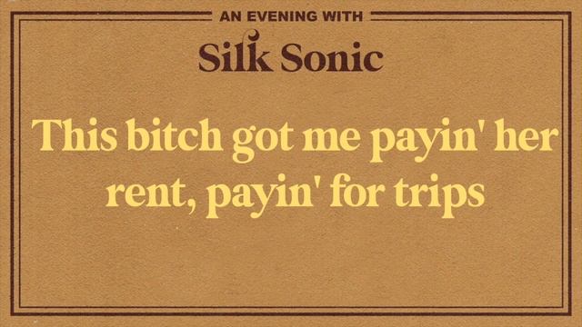 Smokin Out The Window - Bruno Mars, Anderson .Paak, Silk Sonic (Video Lyrics) смотреть онлайн
