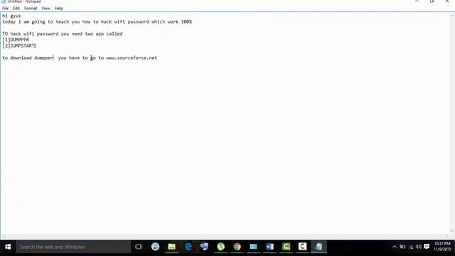 How to hack wi-fi password using Dumper and jumpstart смотреть онлайн
