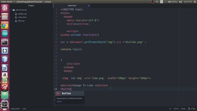 #4 JavaScript Dom كيفيه تغيير العناصر والخصائص смотреть онлайн