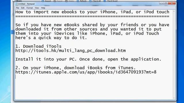 How To Import New ePub eBooks To your iPhone смотреть онлайн