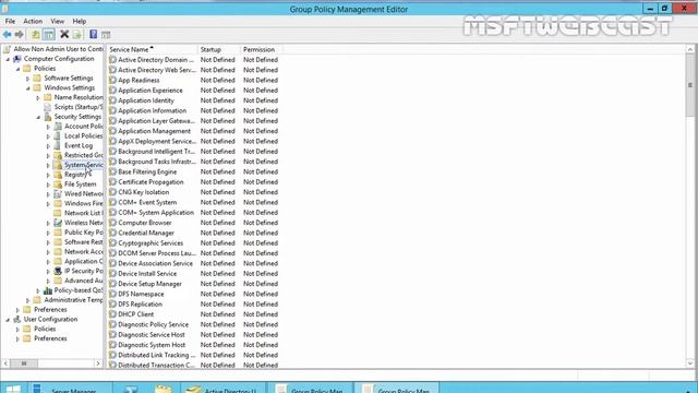 Allow Non-Admin User to Control Start Stop of Windows Service using Group Policy смотреть онлайн