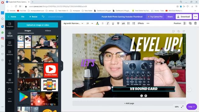 YOUTUBE THUMBNAIL TUTORIAL👍 смотреть онлайн
