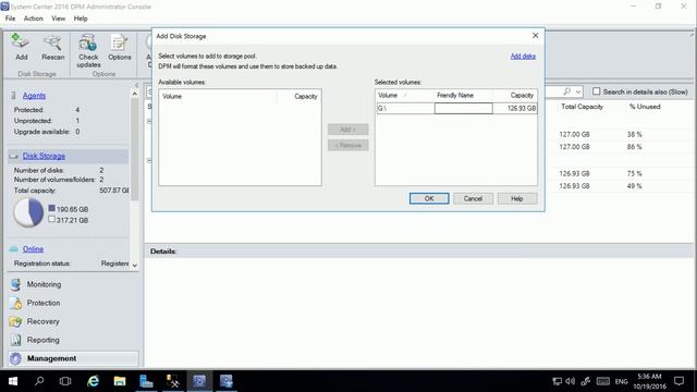Configure Modern Backup Storage in DPM 2016 смотреть онлайн