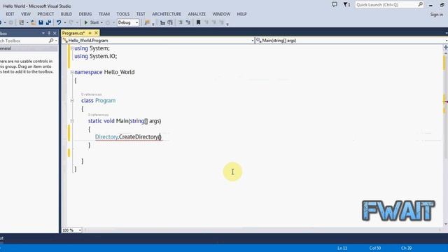 How to Create Folder in C#/CSharp смотреть онлайн