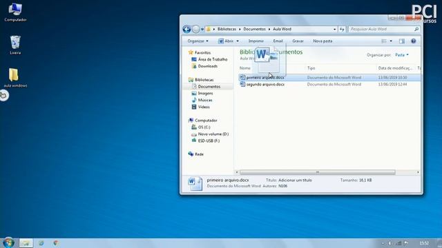 Aula 14 - Informática - Microsoft Windows 7 - Parte III смотреть онлайн