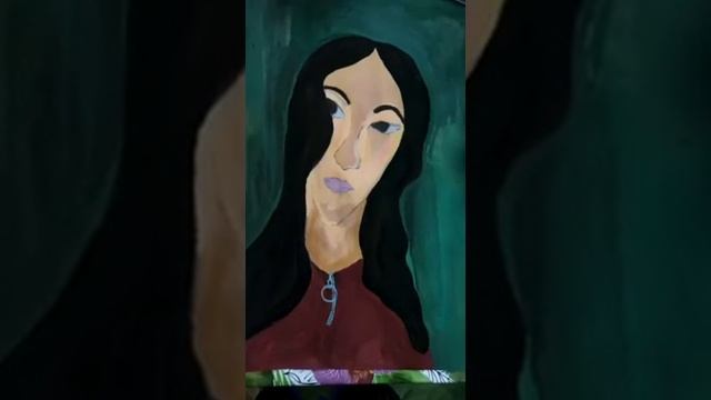3з класс. Стилизованный портрет. Преподаватель Павлова И. Е. смотреть онлайн