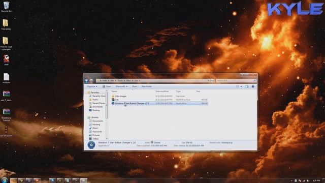 How to Change the Windows 7 Start Orb to Custom Orb смотреть онлайн