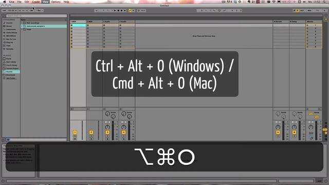 Ableton Live 9 Quick Tips - Show/Hide Windows in Live with Shortcuts смотреть онлайн