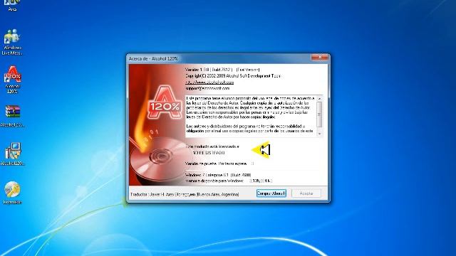 alcohol 120% en windows7 смотреть онлайн