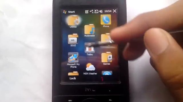 Htc Pharos (p3470) running Windows 6.5 смотреть онлайн