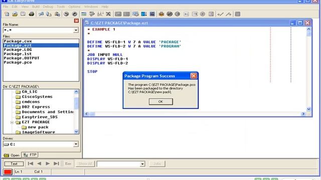 Creating a program package with EZT for windows.wmv смотреть онлайн