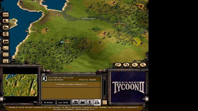 Railroad Tycoon II Stock Trade Cheating Robot смотреть онлайн