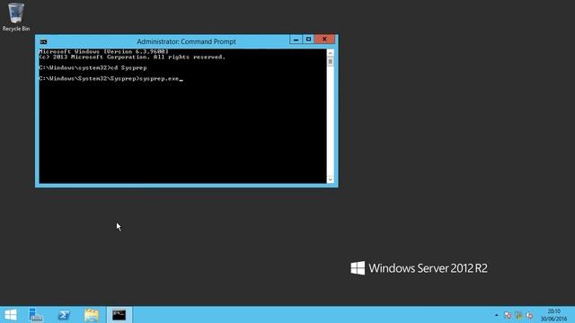 Resetting SID on Windows Server 2012 R2 Cloned Image смотреть онлайн