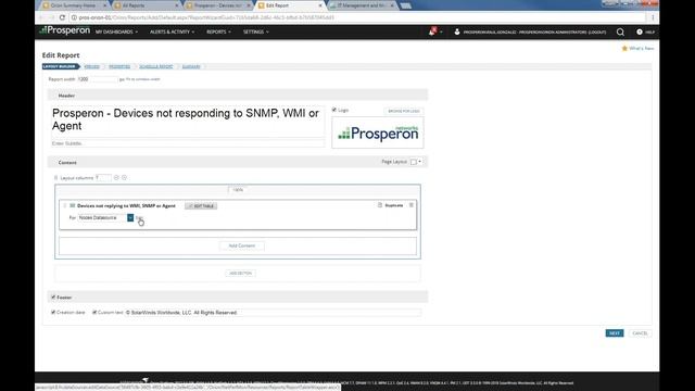 Webinar: The Power of SolarWinds Customisation - Reporting смотреть онлайн