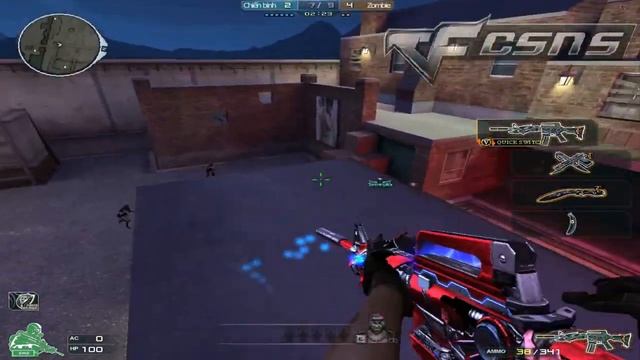 CrossFire 2.0 ☆ M4A1-S Cyber Thor - Nện Zombie quá đơn giản :D смотреть онлайн