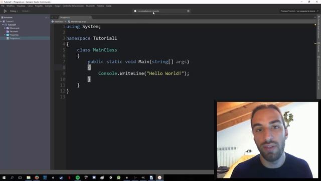 [Tutorial C# Ep1] Il PRIMO programma con C#: "Hello World!" смотреть онлайн