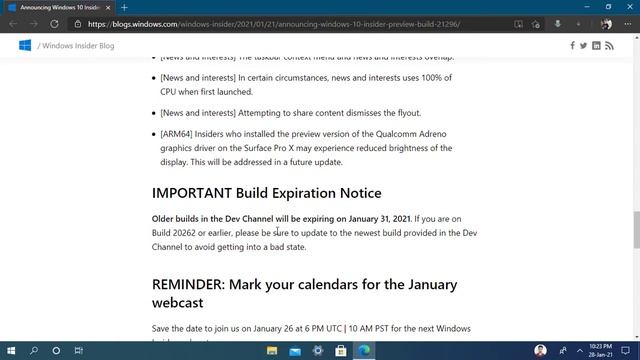 Windows 10 Build 21301 released to Dev channel with Touch Keyboard Improvements смотреть онлайн