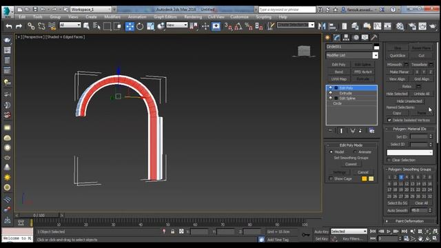 Model a 3d Arch with Column | 3ds Max смотреть онлайн