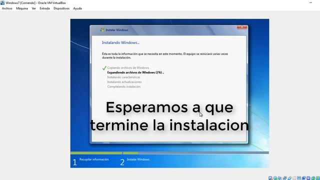 Instalacion de Windows 7 en VirtualBox смотреть онлайн