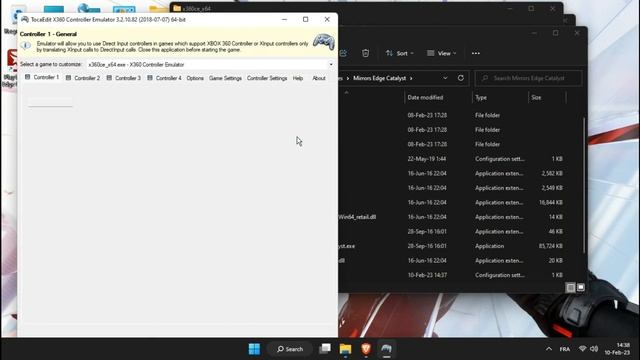 How to play Mirror's Edge Catalyst with PC Controller on Win 11 смотреть онлайн
