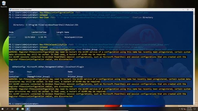 Powershell Just Enough Administration JEA example смотреть онлайн