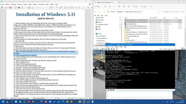 Tutorial: How to install Windows 3.11 on 86Box for gaming (with Sound Blaster Pro 2 card) смотреть онлайн