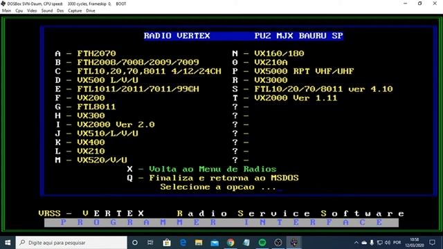 Motorola Vertex Icom e kenwood CPS Organizado em Menu смотреть онлайн
