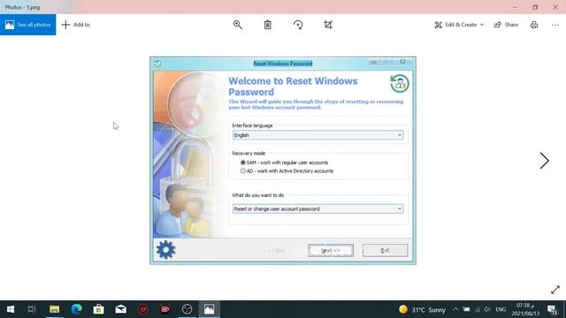 استعادة كلمة السر للويندوز reset windows password смотреть онлайн