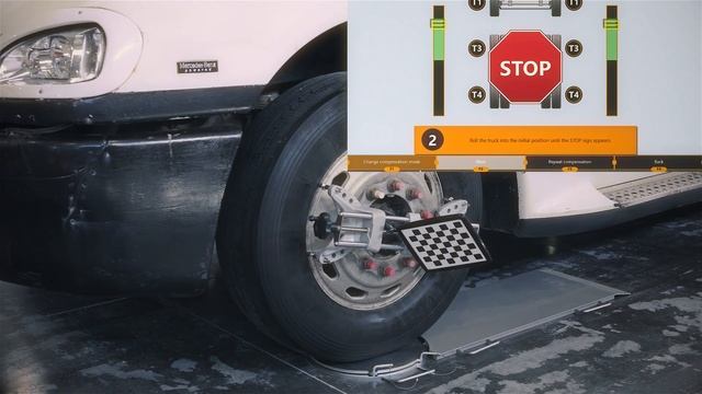Работа стенда сход-развал Техно Вектор 7 Truck (измерение от рамы и от задней оси) смотреть онлайн