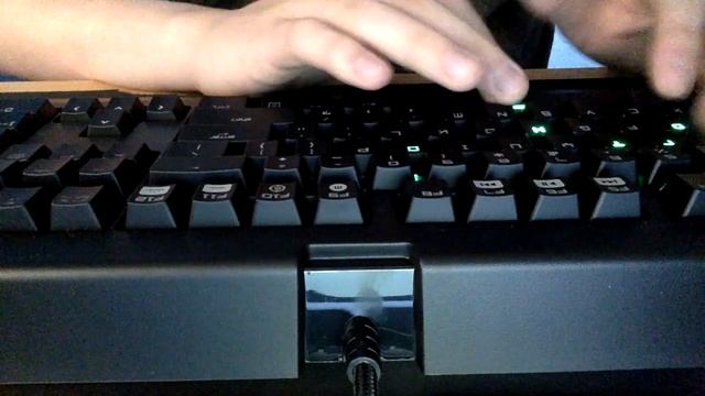 Razer Blackwidow Ultimate 2016 Typing Test