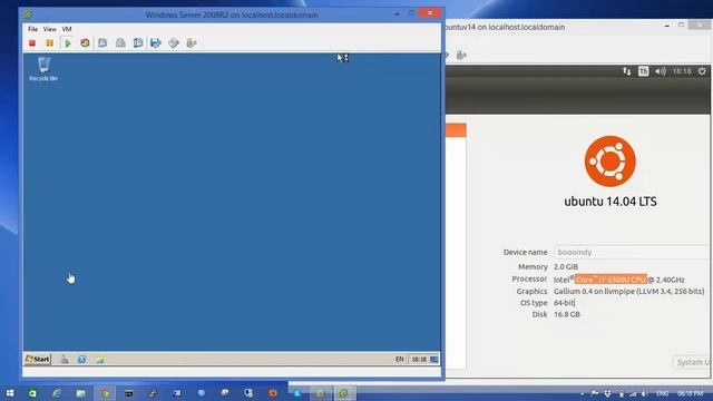 VMware vSphere Hypervisor 5 5 Install Windows Server 2008R2 and Ubuntu v14 смотреть онлайн