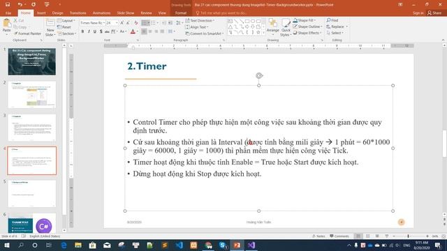 [Thành thạo C#] Bài 31: Các component thường dùng: ImageList, Timer, BackgroundWorker смотреть онлайн