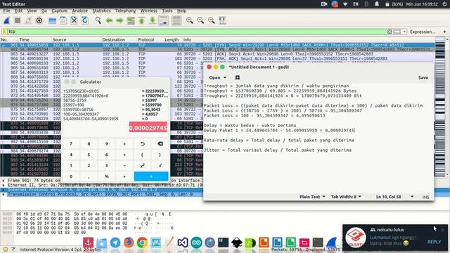 #3 Cara menghitung QOS (Delay) menggunakan wireshark & iperf | how to calculate Delay смотреть онлайн