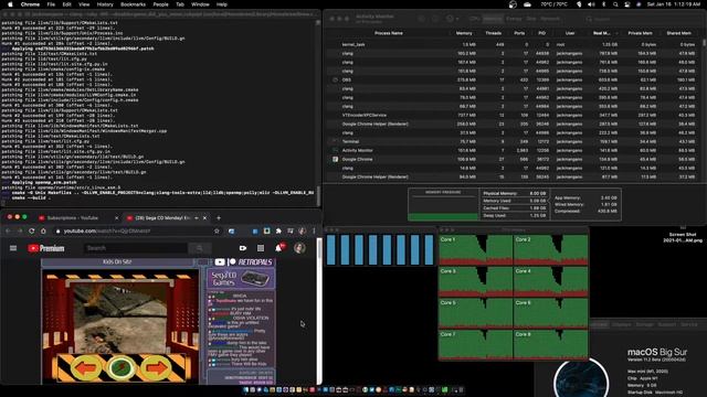 M1 Mac Mini 8GB Model Compiling LLVM - Memory Usage смотреть онлайн