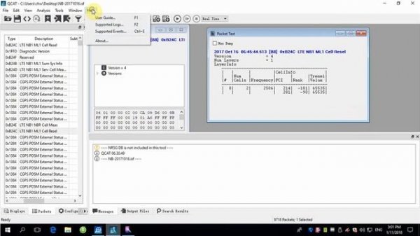 Qualcomm tools -- QXDM , QPST, QCAT, QXDM5 , QUTS